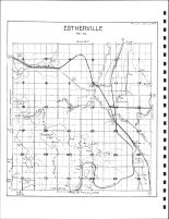 Estherville Township Drainage Map, Emmet County 1980